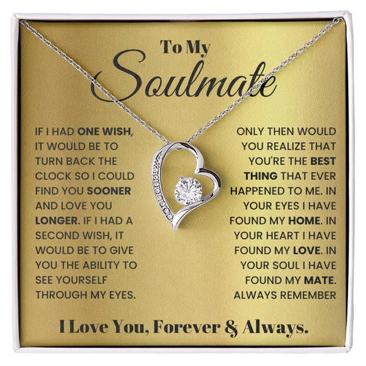 TO MY SOULMATE ONE WISH