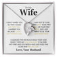 To My Wife - I Didn_t Marry You White
