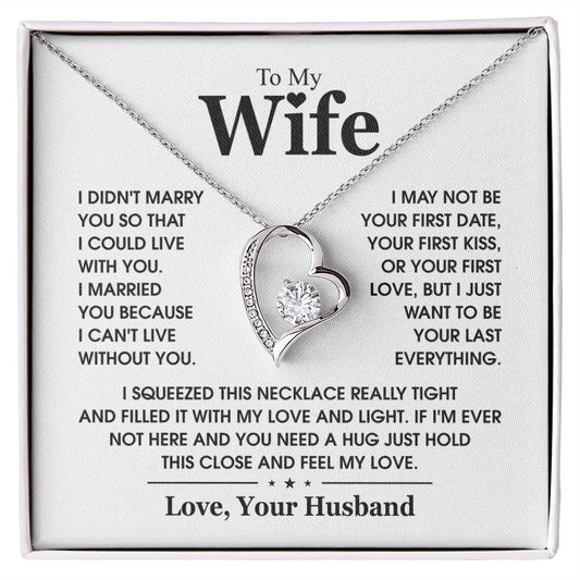 To My Wife - Gold - White