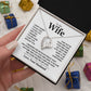 To My Wife - Gold - White