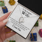 to my gorgeous wife