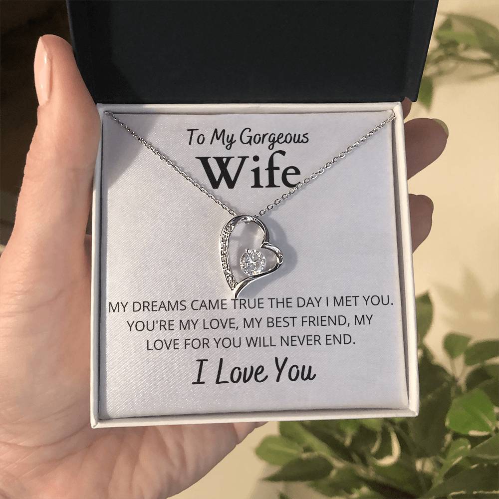 to my gorgeous wife