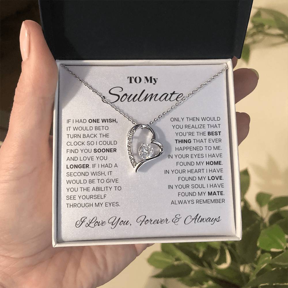 TO MY SOULMATE ONE WISH
