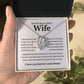 To My Wife - Gold Love Knot