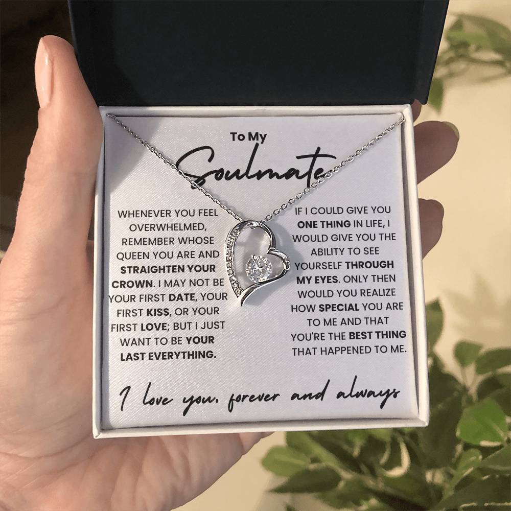 TO MY SOULMATE HOWEVER YOU FEEL