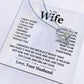 To My Wife - Gold - White