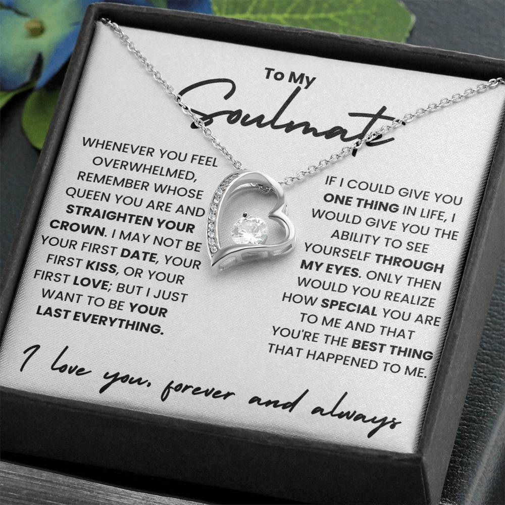 TO MY SOULMATE HOWEVER YOU FEEL