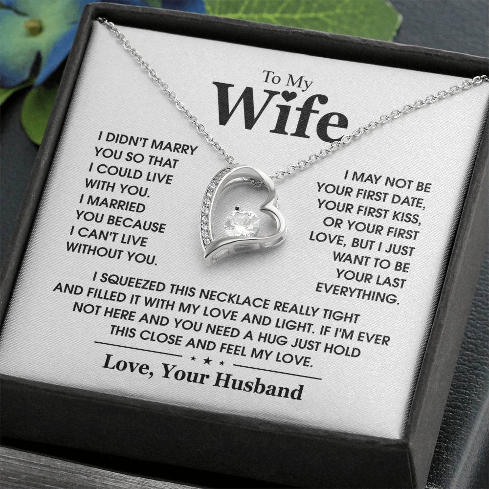 To My Wife - Gold - White