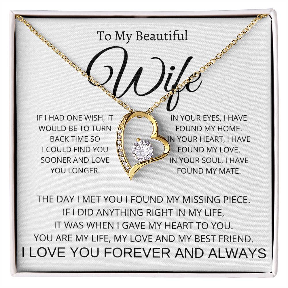 TO MY BEAUTIFUL WIFE