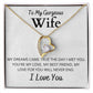 to my gorgeous wife