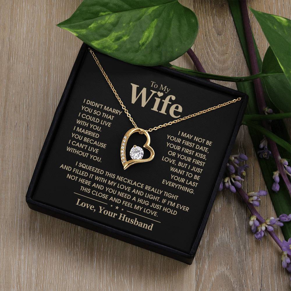 To My Wife - Gold - Black