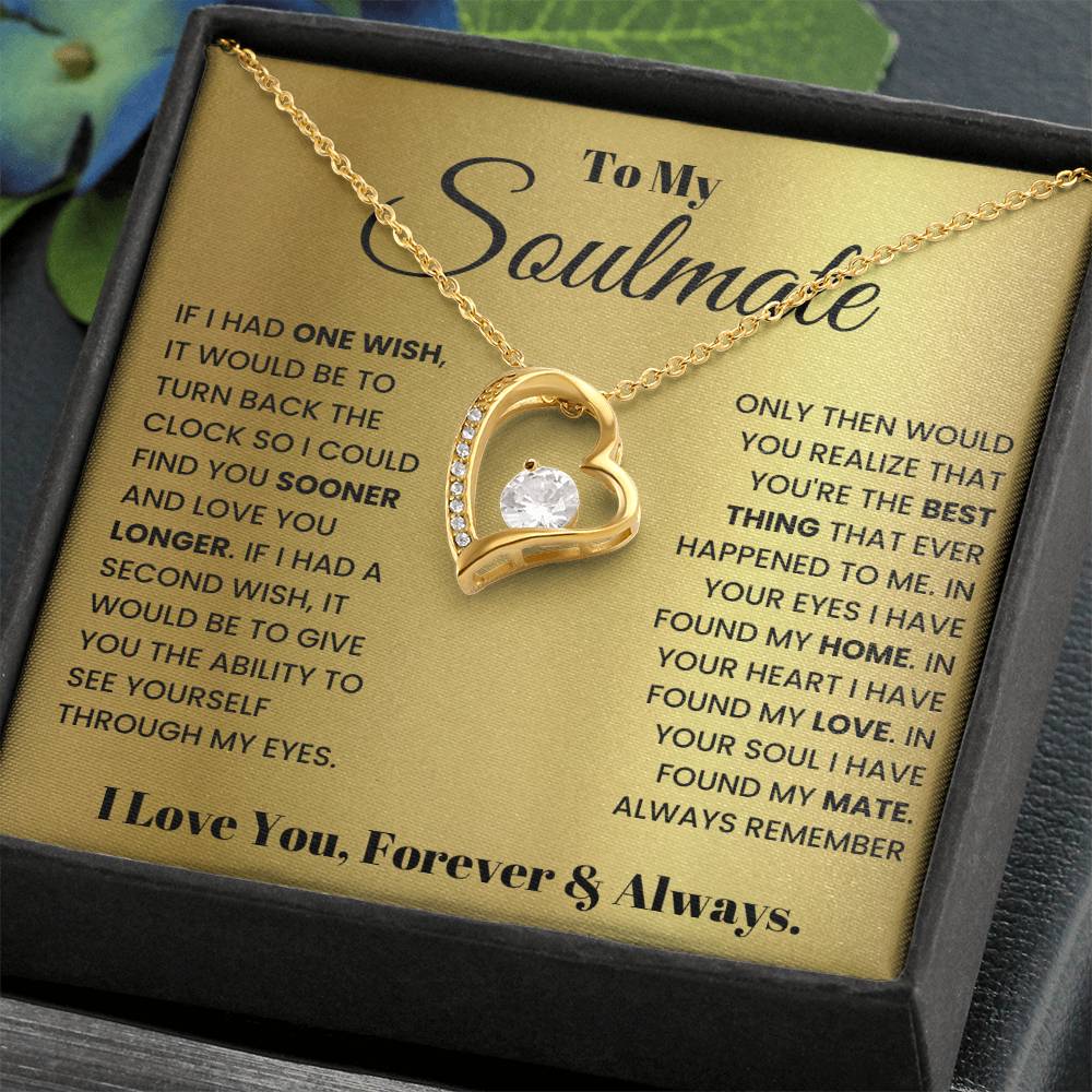 TO MY SOULMATE ONE WISH