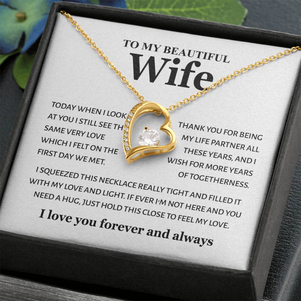 To My Wife - Gold Love Knot