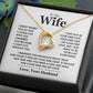 To My Wife - Gold - White