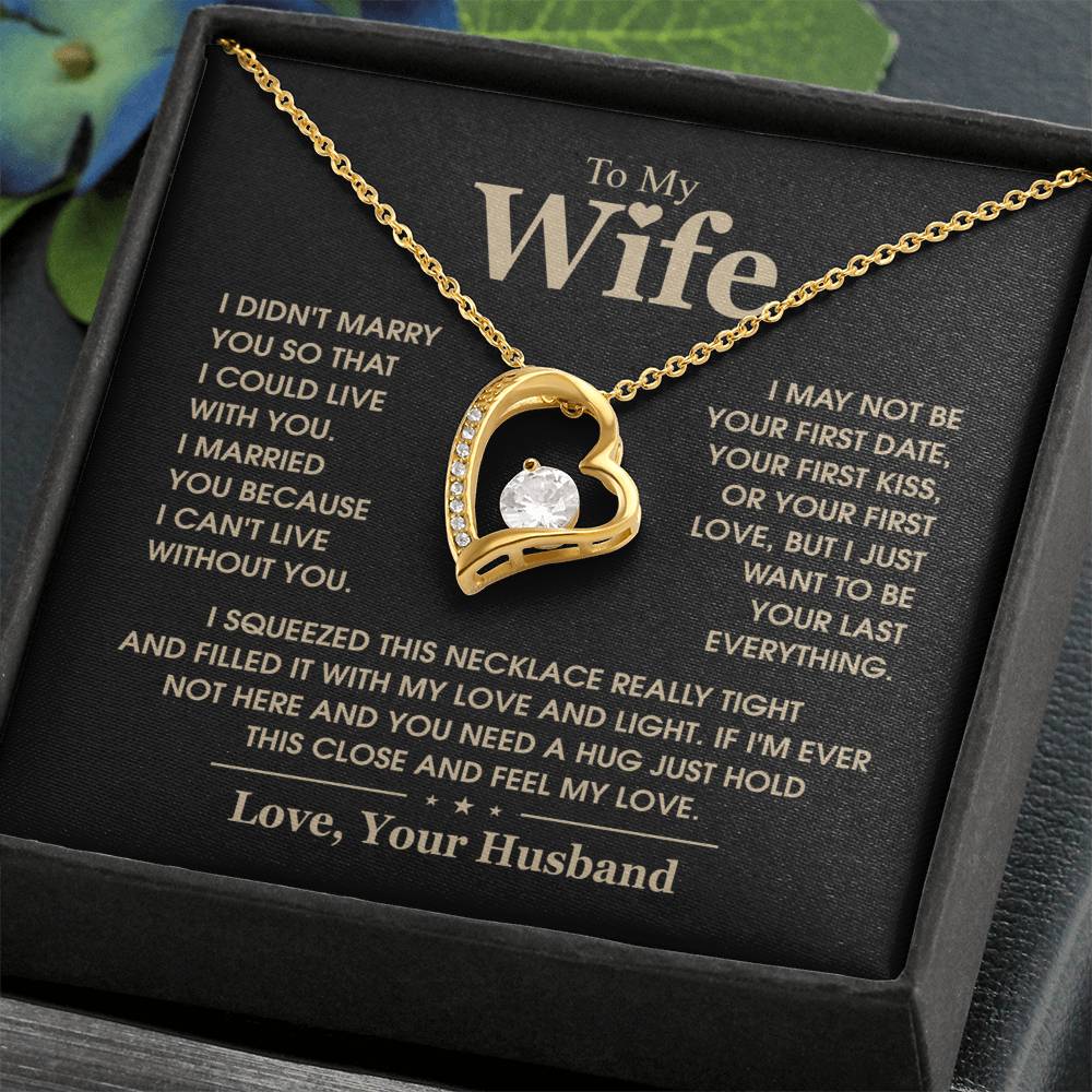 To My Wife - Gold - Black