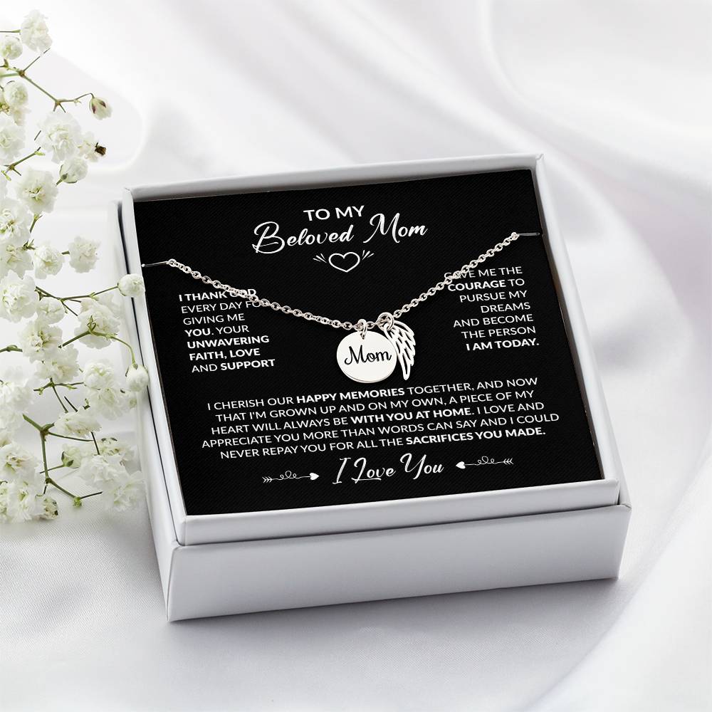 To My Beloved Mom - Black