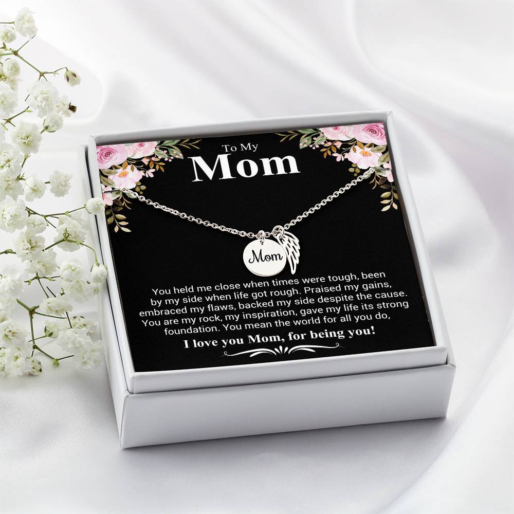To My Mom Poem - Black