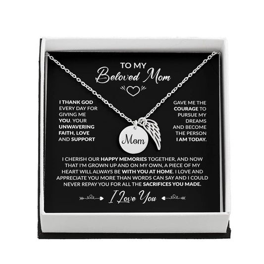 To My Beloved Mom - Black