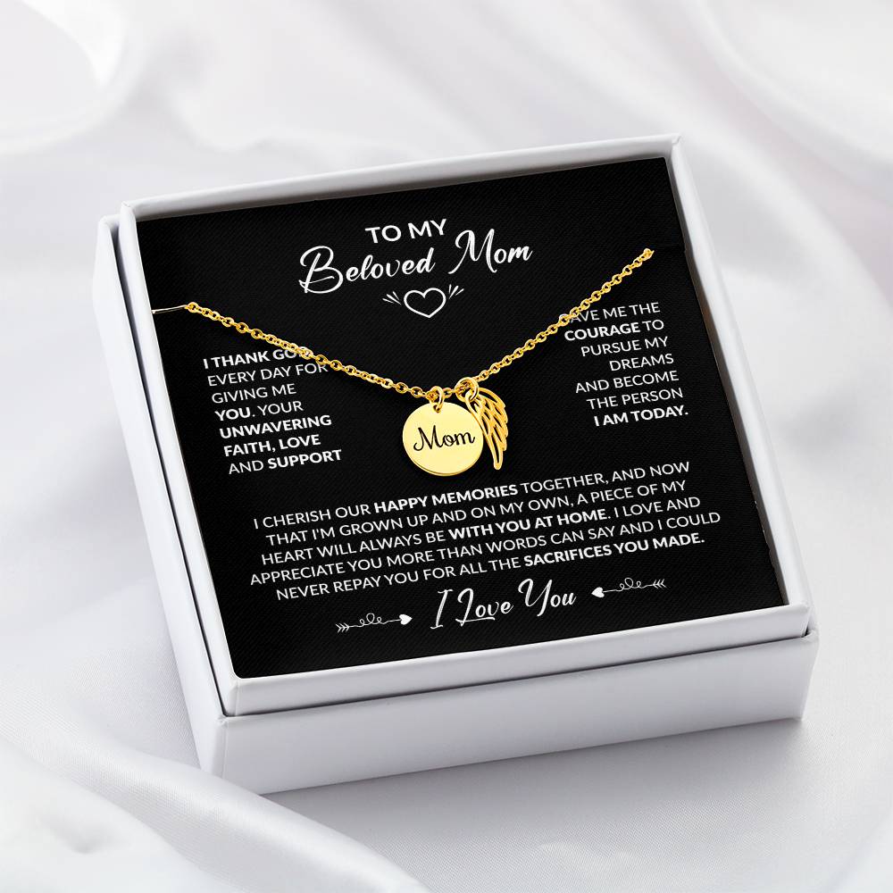 To My Beloved Mom - Black