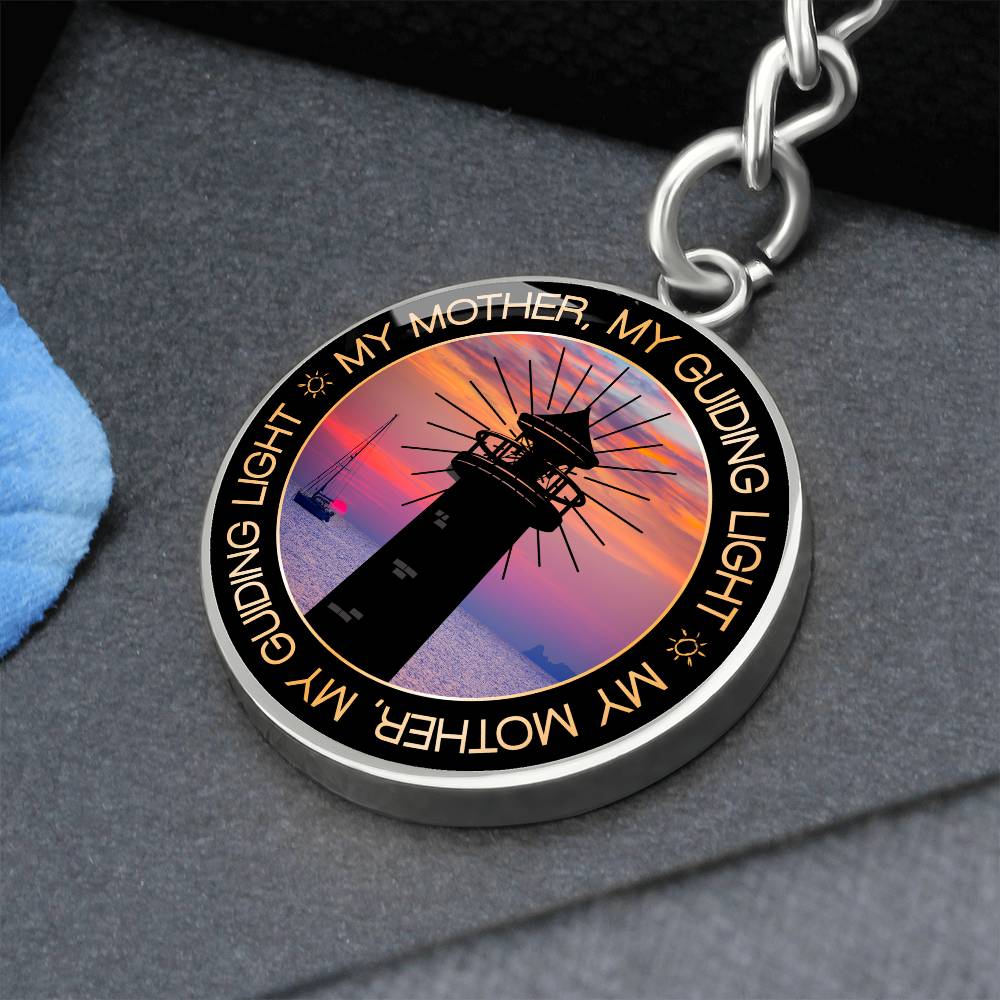 MY MOTHER MY LIGHT Circle Keychain