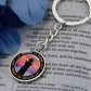 MY MOTHER MY LIGHT Circle Keychain