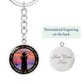 MY MOTHER MY LIGHT Circle Keychain