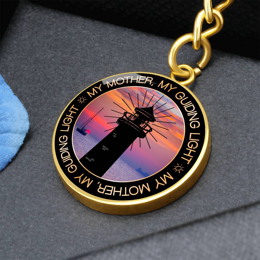 MY MOTHER MY LIGHT Circle Keychain