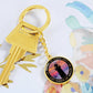 MY MOTHER MY LIGHT Circle Keychain